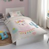 Good Morning Copripiumino per Bambini LLAMA 140x200/220 cm Multicolore