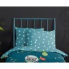 Good Morning Copripiumino per Bambini SPACY 100x135 cm Blu Petrolio