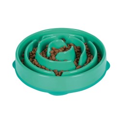 Outward Hound Ciotola Anti Ingozzamento Cani Slo Bowl Verde Blu 1578