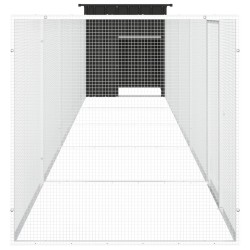 Gabbia per Polli Antracite 600x91x100 cm Acciaio Zincato