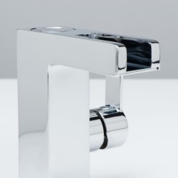 SCHÜTTE Miscelatore per Lavabo a Cascata con LED ORINOCO Cromo