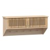    Armadietto da Parete con Ganci 80x24x35,5cm Legno ingegnerizzato