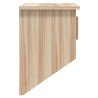    Armadietto da Parete con Ganci 80x24x35,5cm Legno ingegnerizzato