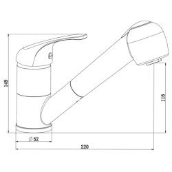 SCHÜTTE Miscelatore Lavandino SUPRA Cromato