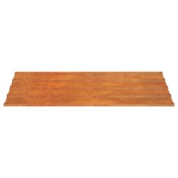 Pannelli per Tetti 36 pz Ruggine 60x44 cm in Acciaio Corten