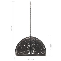 Lampada Industriale da Soffitto Design Ruote 65 cm E27