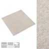    Quadrotte di Moquette 20 pz 5 m² 50x50 cm Beige Chiaro