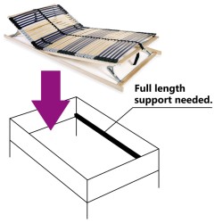    Rete a Doghe 7 Zone con 42 Doghe 100x200 cm