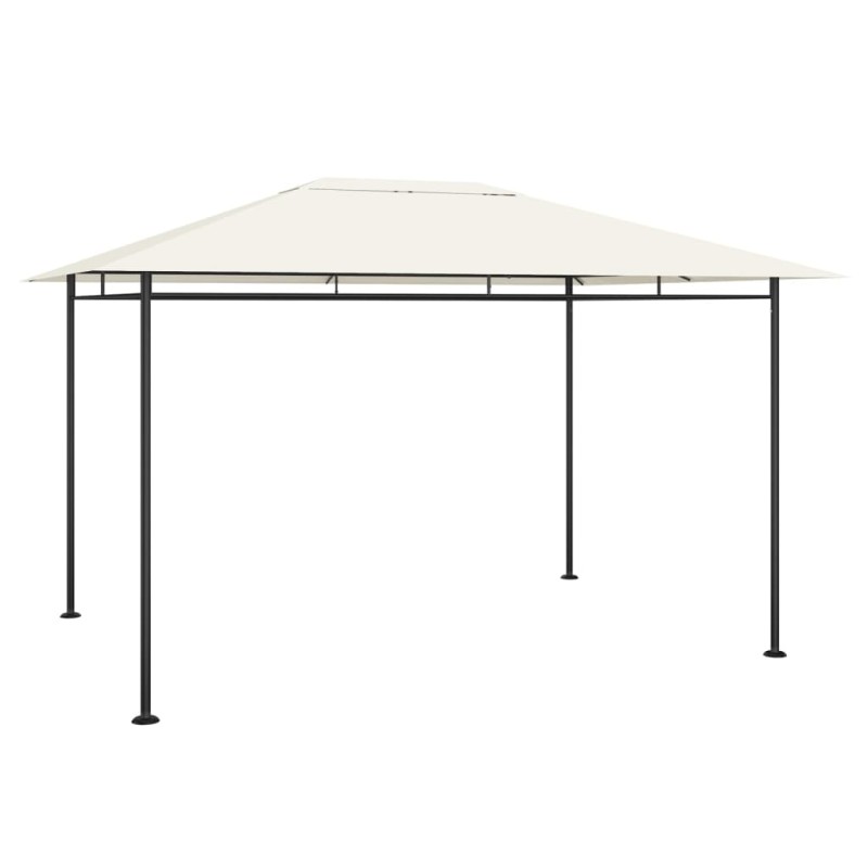 Gazebo 384x281x270 cm Crema 180 g/m²