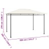 Gazebo 384x281x270 cm Crema 180 g/m²