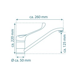 SCHÜTTE Miscelatore per Lavandino VITAL Cromo