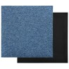    Quadrotte di Moquette 20 pz 5 m² 50x50 cm Blu