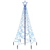 Albero di Natale con Puntale Blu 200 LED 180 cm