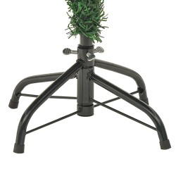 Albero di Natale con LED e Pigne Verde 150 cm in PVC e PE