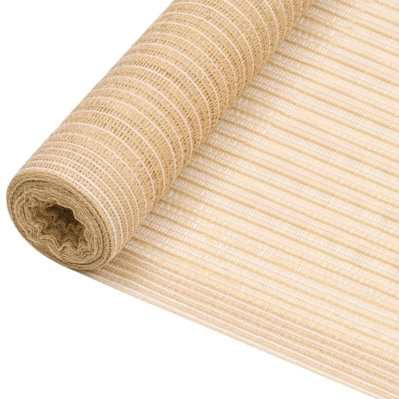 Rete per Privacy Beige 1,5x25 m in HDPE 195 g/m²