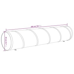 vidaXL Tunnel per Cani Blu Ø 40x200 cm in Poliestere