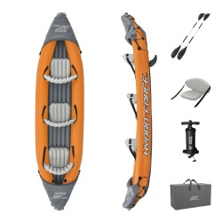 Bestway Set Kayak Gonfiabile Hydro-Force Rapid x3