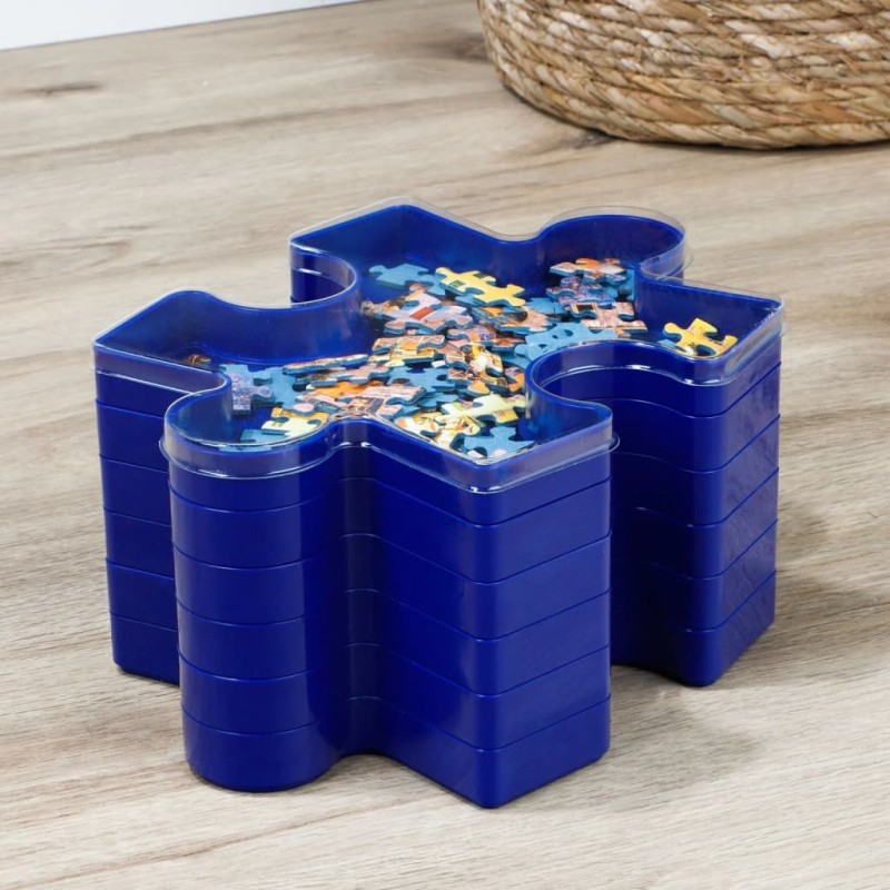 HI Vassoio Ordinamento Puzzle 21,5 cm Blu 