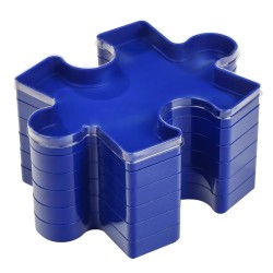 HI Vassoio Ordinamento Puzzle 21,5 cm Blu 