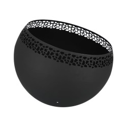 Esschert Design Braciere a Sfera con Fori Nero