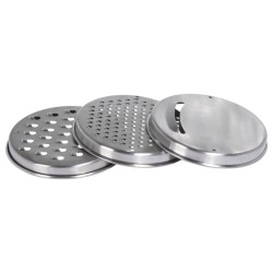 Excellent Houseware Ciotola con Grattugie 4 pz in Acciaio Inox