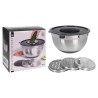 Excellent Houseware Ciotola con Grattugie 4 pz in Acciaio Inox