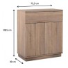 Finori Credenza Chester 01A Rovere Sonoma