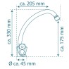 SCHÜTTE Miscelatore con 2 Maniglie a Bassa Pressione Duo-Mix II Cromo