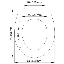 SCHÜTTE Tavoletta WC in Duroplast con Chiusura Ammortizzata WHITE