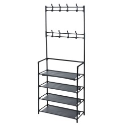 Storage solutions Appendiabiti con 4 Ripiani 60x26x155 cm