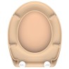 SCHÜTTE Tavola WC Duroplast Chiusura Ammortizzata Sgancio Rapido BEIGE