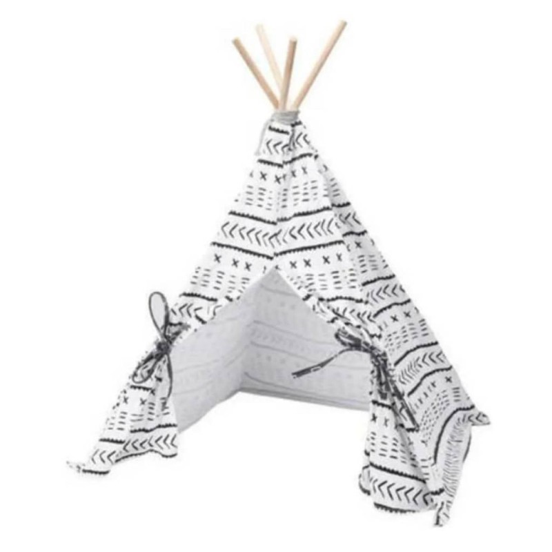 Pets Collection Tenda per Animali da Compagnia Tipi in Tela 56x56x74cm