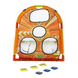 HI Set Gioco Lancio del Sacchetto 7pz per 2 Giocatori Arancione