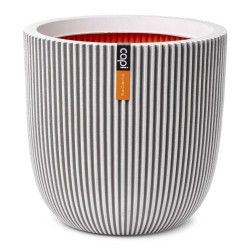 Capi Vaso Groove 35x34 cm Avorio