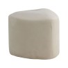 Venture Home Pouf Peg 46x46x41 cm Velluto Bianco