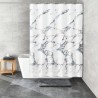 Kleine Wolke Tenda da Doccia Marble 180x200 cm Bianca e Grigia