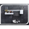 Excellent Houseware Organizer da Cucina 8 pz Nero