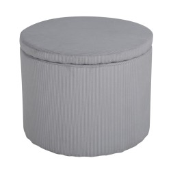 Venture Home Pouf Dunken 51x51x43 cm a Coste Grigio