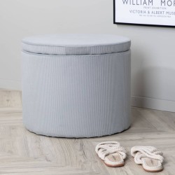 Venture Home Pouf Dunken 51x51x43 cm a Coste Grigio