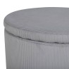 Venture Home Pouf Dunken 51x51x43 cm a Coste Grigio