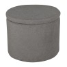 Venture Home Pouf Dunken 51x51x43 cm Pelliccia Grigio