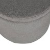 Venture Home Pouf Dunken 51x51x43 cm Pelliccia Grigio