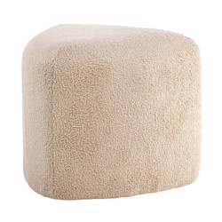 Venture Home Pouf Peg 46x46x41 cm Pelliccia Beige