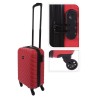 ProWorld Valigia Design a Diamante 28 L Rosso Caldo