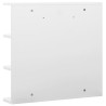    Armadietto a Specchio Bianco 66x17x63 cm in MDF