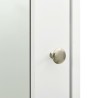    Armadietto a Specchio Bianco 66x17x63 cm in MDF