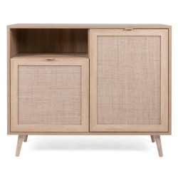 Finori Credenza Bali 01A Rovere Sonoma e Stampa Canna