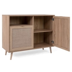 Finori Credenza Bali 01A Rovere Sonoma e Stampa Canna