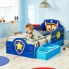 Paw Patrol Letto per Bambini con Cassetti 145x68x77 cm Blu WORL268007