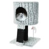 Pets Collection Albero Tiragraffi su Supporto con Topo 30x30x40 cm